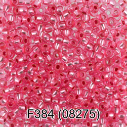 08275 (F384) розовый круглый бисер Preciosa 5г