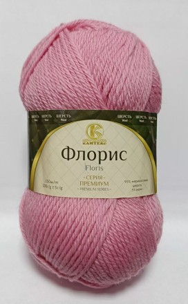 Флорис (Камтекс) 056 розовый, пряжа 100г