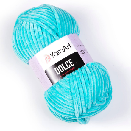 Dolce (Yarnart) 746 голубая бирюза, пряжа 100г