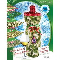KFD5 Набор из ткани РТО &quot;Чехол на бутылку &quot;Праздничный декор&quot;
