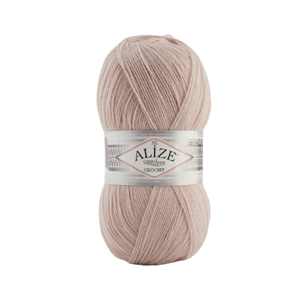 Superlana Tig (Alize) 574 розово-бежевый, пряжа 100г