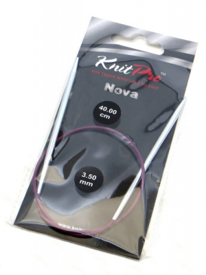 10351 Nova Metal KnitPro спицы круговые 3,5 мм 40 см