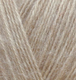Angora Gold (Alize) 152 бежевый меланж, пряжа 100г
