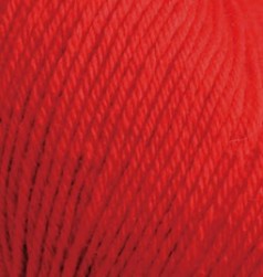 Baby Wool (Alize) 56 красный, пряжа 50г