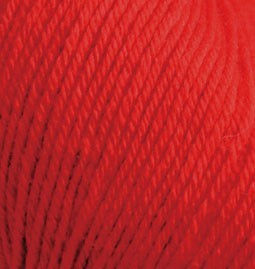 Baby Wool (Alize) 56 красный, пряжа 50г