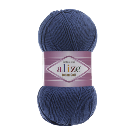 Cotton Gold (Alize) 279 индиго, пряжа 100г