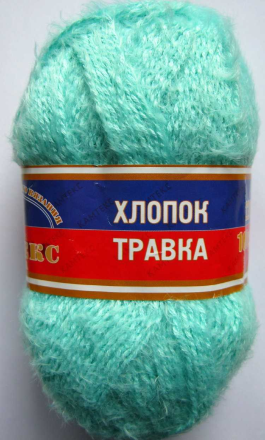 Хлопок травка (Камтекс) 024 бирюза, пряжа 100г