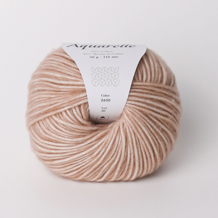 Aquarelle (Infinity) 2650 бежевый, пряжа 50г
