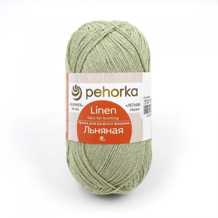Льняная (Пехорка) 494 св.хакки, пряжа 100г