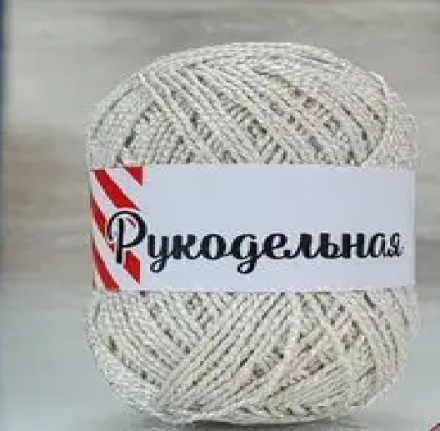 Крученая (Мастерица) 01 суровый, пряжа 50г