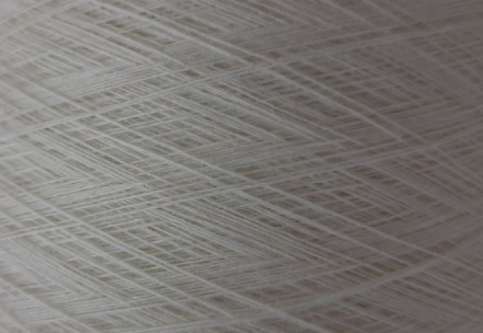 Valentino (New Mill) цв. 10001, пряжа бобинная итальянская 1г