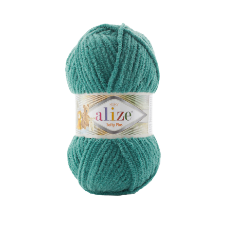 Softy Plus (Alize) 532 пыльная зелень, пряжа 100г