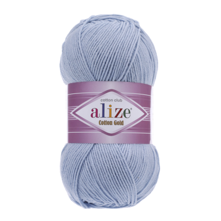 Cotton Gold (Alize) 40 голубой, пряжа 100г