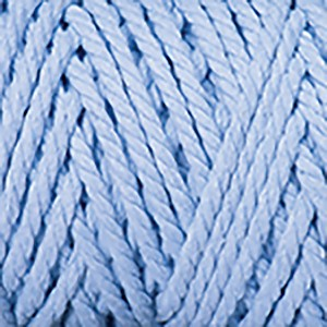 Macrame rope (Yarnart) 760 голубой, пряжа 250г