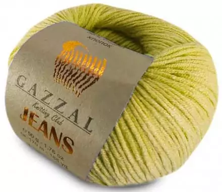 Jeans (Gazzal) 1126 липа, пряжа 50г