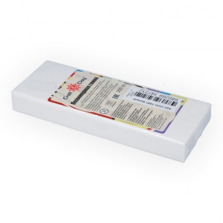 CCH 1001 белый, полимерная глина Craft&amp;Clay 250 г