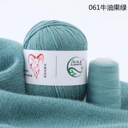 Aurum Cashmere с нитью (Menca) 061 св.морская волна, пряжа 50г