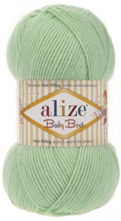 Baby Best (Alize) 41 салат, пряжа 100г