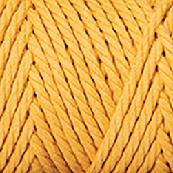 Macrame rope (Yarnart) 764 желтый, пряжа 250г