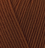 Cotton Gold (Alize) 690 темный терракот, пряжа 100г