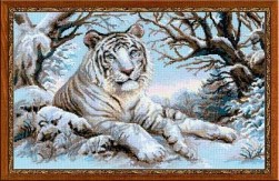 1184 &quot;Бенгальский тигр&quot; набор для вышивания крестом