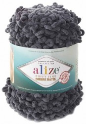 Puffy Fine Ombre Batik (Alize) 7259 серый, пряжа 500г