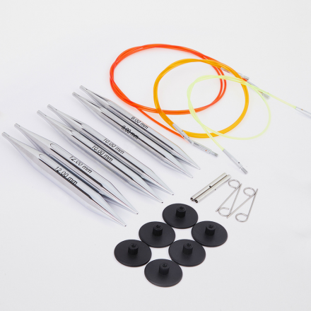 10603 KnitPro Nova Metal набор съемных спиц &quot;Chunky set&quot;