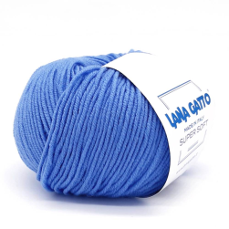 Super Soft (Lana Gatto) 14341 т.голубой, пряжа 50г