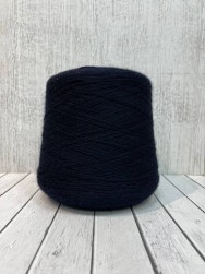 CashWool (Zegna Baruffa) цв.8800 navi, пряжа бобинная итальянская 1г