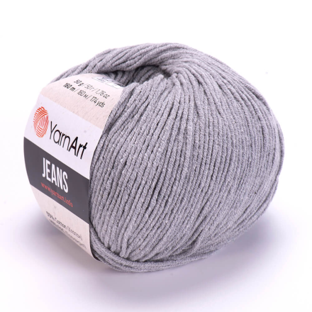 Jeans (Yarnart) 46 серый, пряжа 50г