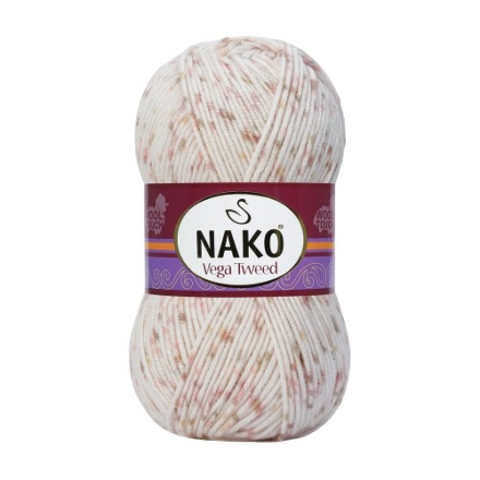 Vega Tweed (Nako) 32179 св.пудра, пряжа 100г
