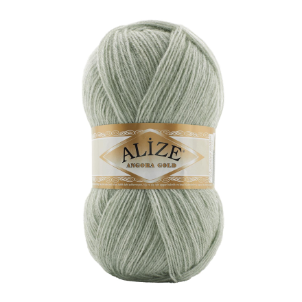 Angora Gold (Alize) 881 св.полынь, пряжа 100г