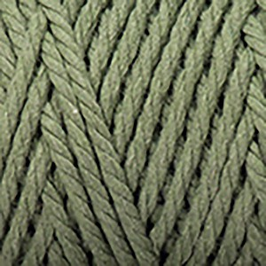 Macrame rope (Yarnart) 787 зеленый, пряжа 250г
