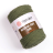 Macrame rope (Yarnart) 787 зеленый, пряжа 250г