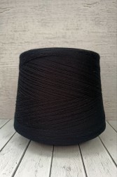 Maura (Suedwolle group) цв.Black, пряжа бобинная итальянская 1г
