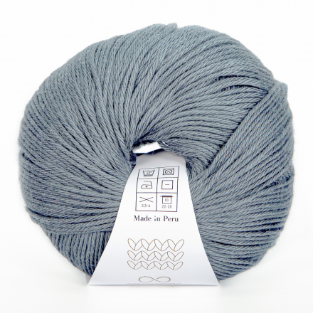 Cotton Alpaca (Infinity) 1053 темный серый, пряжа 50г