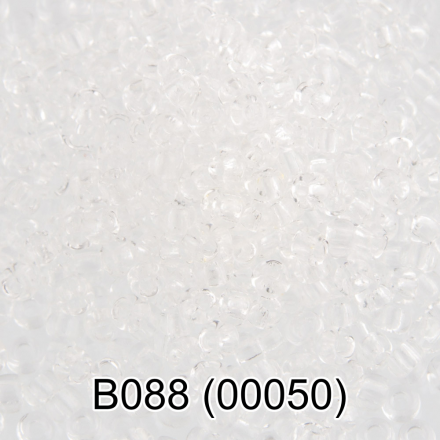 00050 (B088) прозрачный круглый бисер Preciosa 5г