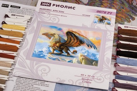0078 РТ &quot;Грифон&quot; набор для вышивки крестом
