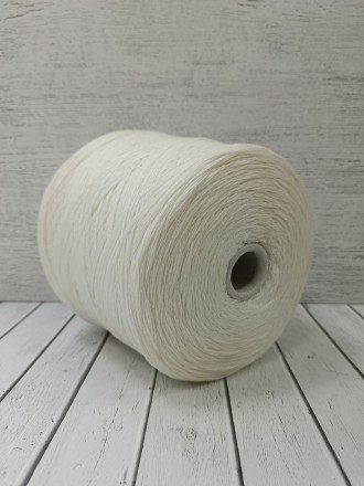 Supergeelong 2/16000 (Zegna Baruffa) White, пряжа бобинная итальянская 1г