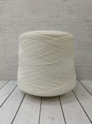 Supergeelong 2/16000 (Zegna Baruffa) White, пряжа бобинная итальянская 1г