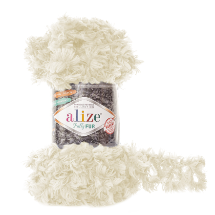 Puffy Fur (Alize) 6113 суровый, пряжа 100г