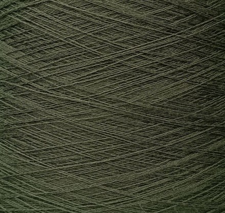 Maura (Suedwolle group) цв.Dark Olive, пряжа бобинная итальянская 1г