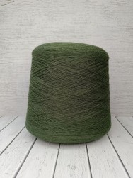 Maura (Suedwolle group) цв.Dark Olive, пряжа бобинная итальянская 1г