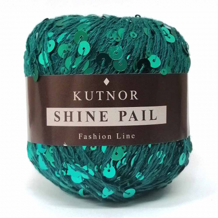 Shine Pail (Kutnor) 098 изумруд, пряжа 50г