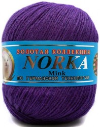 Норка (Color city) 018 фиолетовый, пряжа 50г
