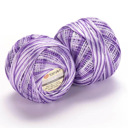 Tulip (Yarnart) 447 Фиолетовый меланж, пряжа 50г