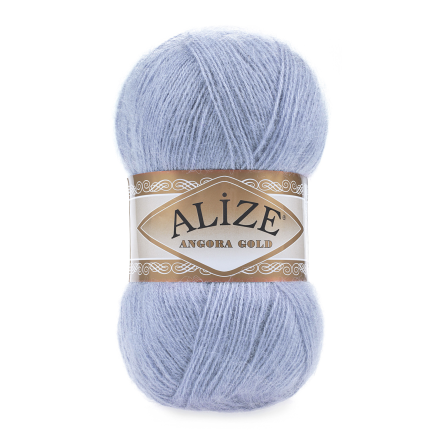 Angora Gold (Alize) 40 голубой, пряжа 100г