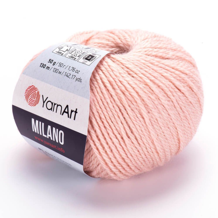Milano (Yarnart) 853 пудра, пряжа 50г