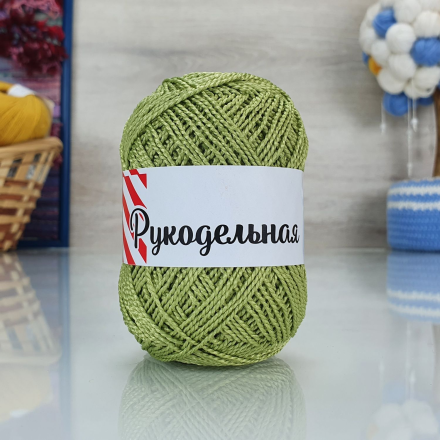 Крученая (Мастерица) 17 зеленый, пряжа 50г