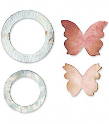657009 Нож для вырубки Butterflies &amp; Rings (Sizzix)